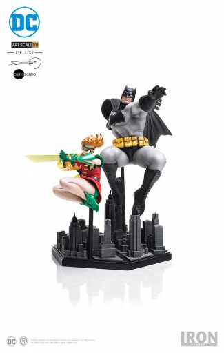 Statue Batman & Robin Deluxe By Frank Miller - The Dark Knight Returns - Art Scale 1/10 - Iron Studios