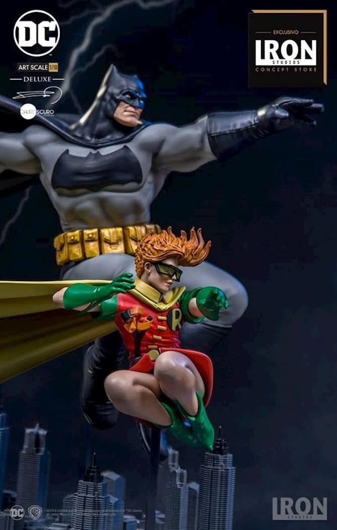 Statue Batman & Robin Deluxe By Frank Miller - The Dark Knight Returns - Art Scale 1/10 - Iron Studios