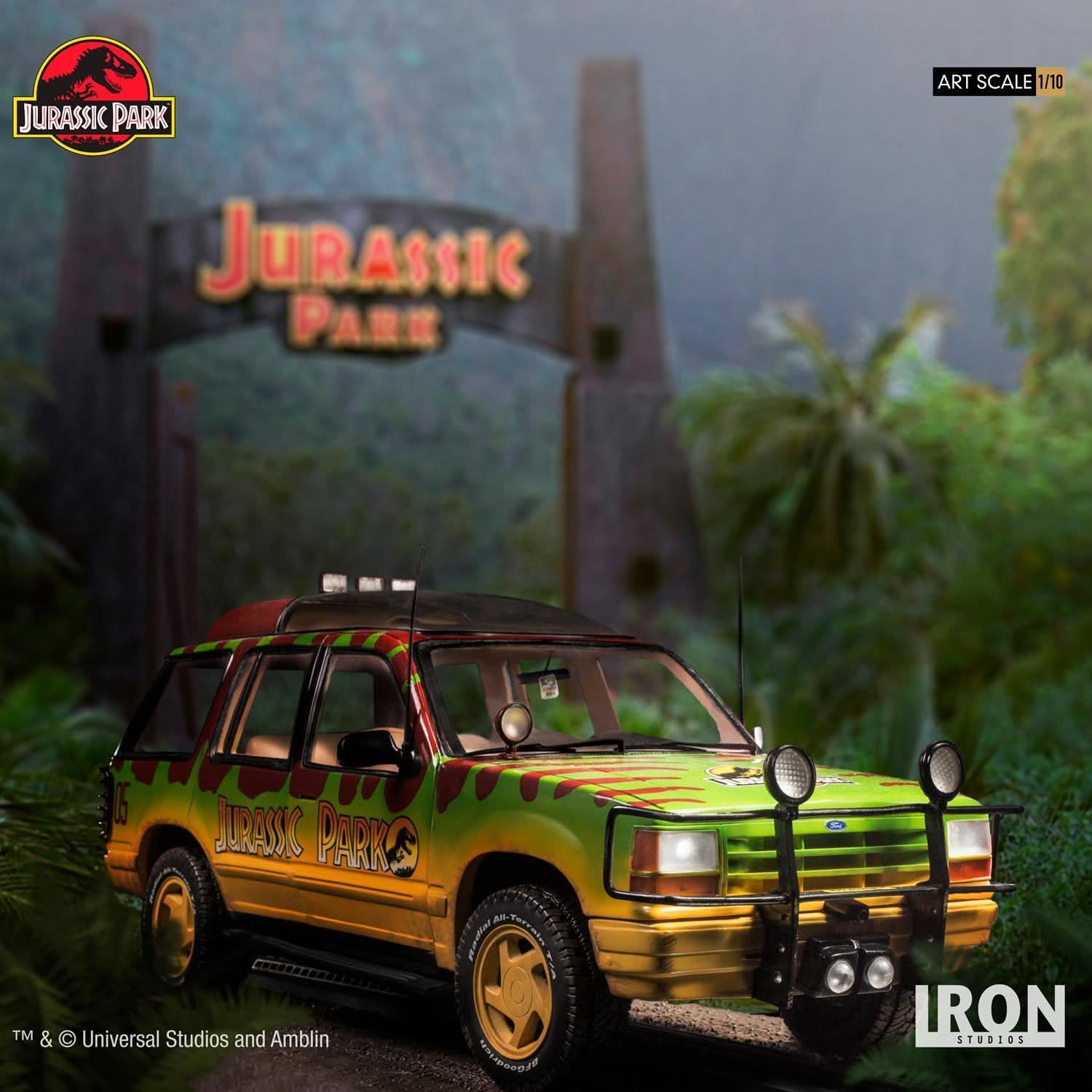 Statue Jungle Explorer 05 - Jurassic Park - Art Scale 1/10 - Iron Studios