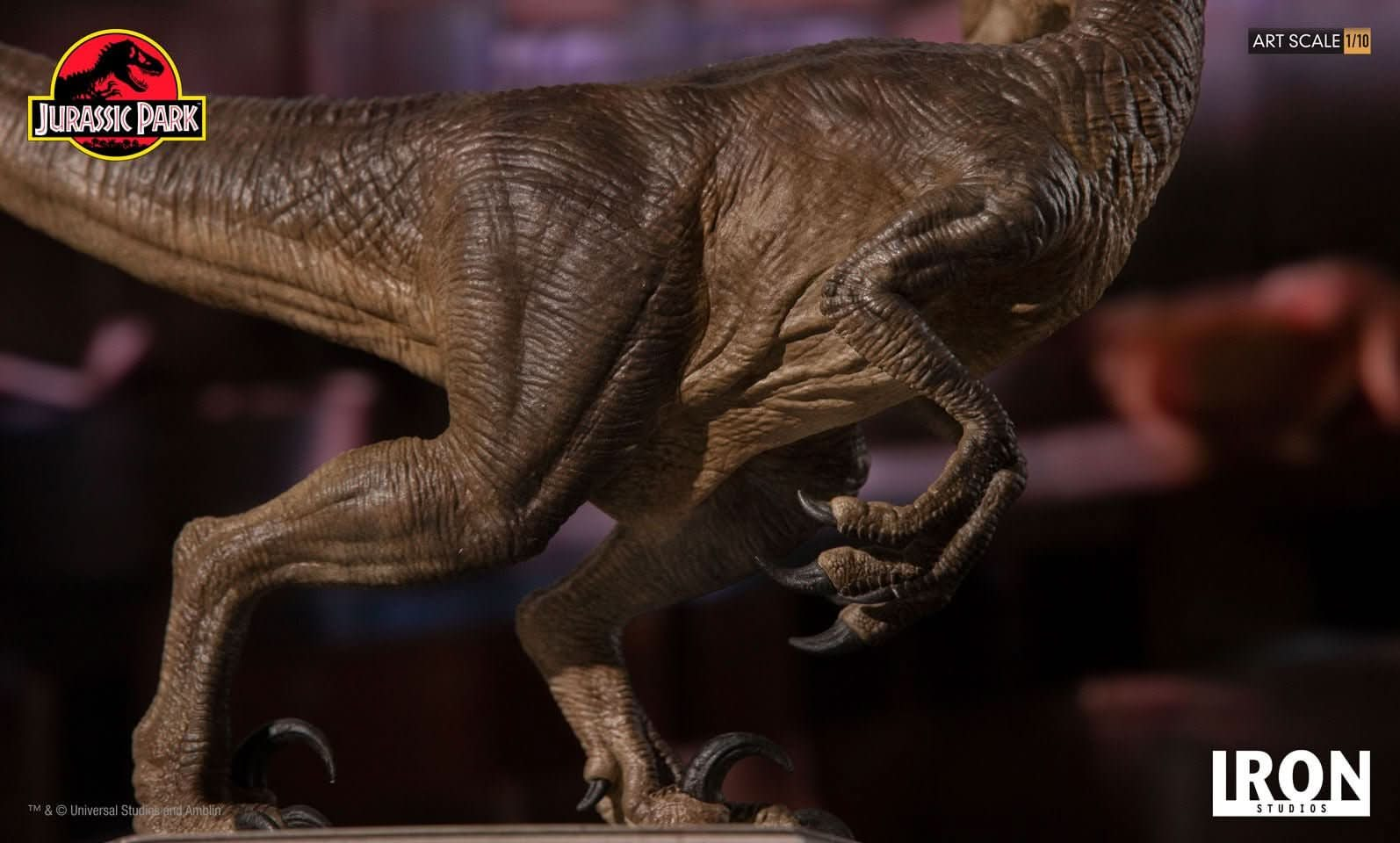 Statue Velociraptor - Jurassic Park - Art Scale 1/10 - Iron Studios