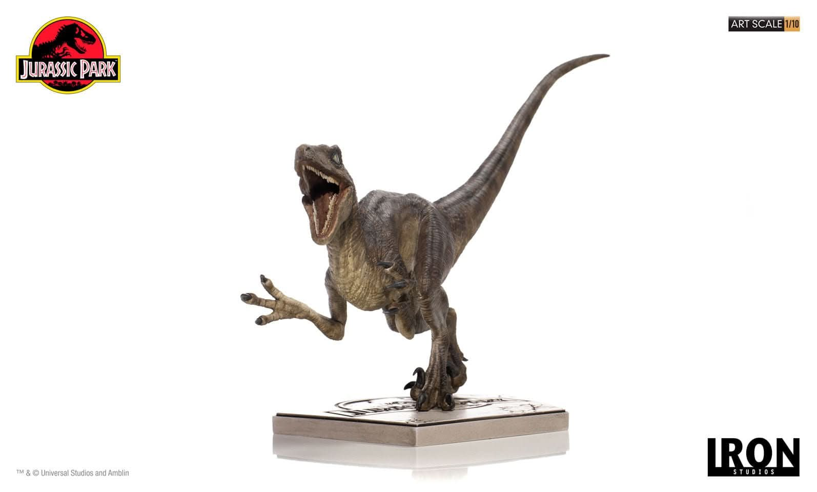 Statue Velociraptor Attack - Jurassic Park - Art Scale 1/10 - Iron Studios