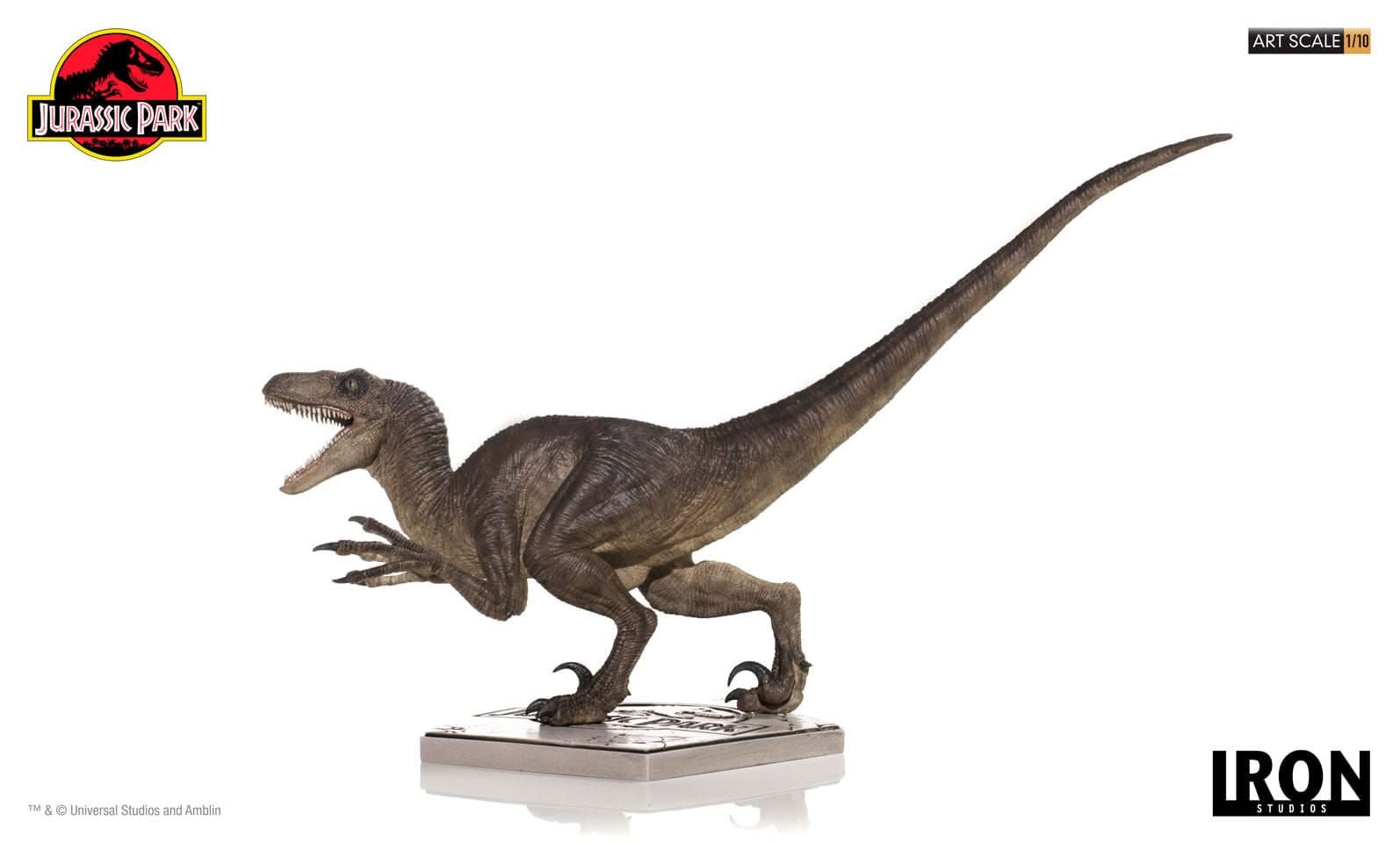 Statue Velociraptor Attack - Jurassic Park - Art Scale 1/10 - Iron Studios