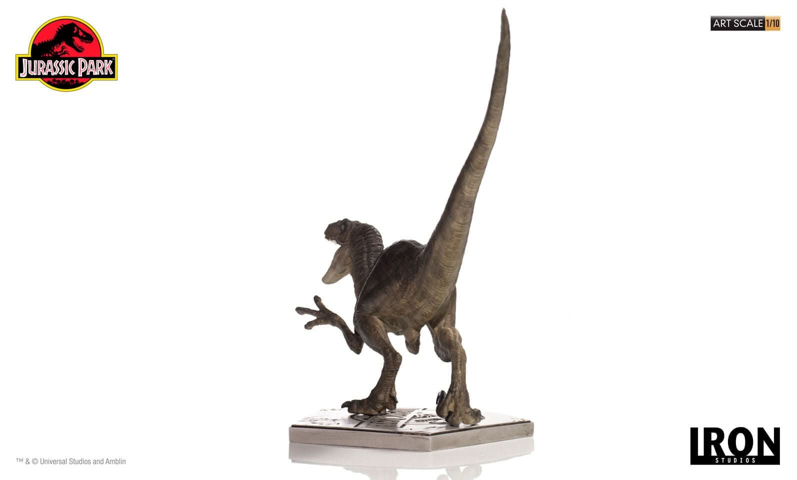 Statue Velociraptor Attack - Jurassic Park - Art Scale 1/10 - Iron Studios