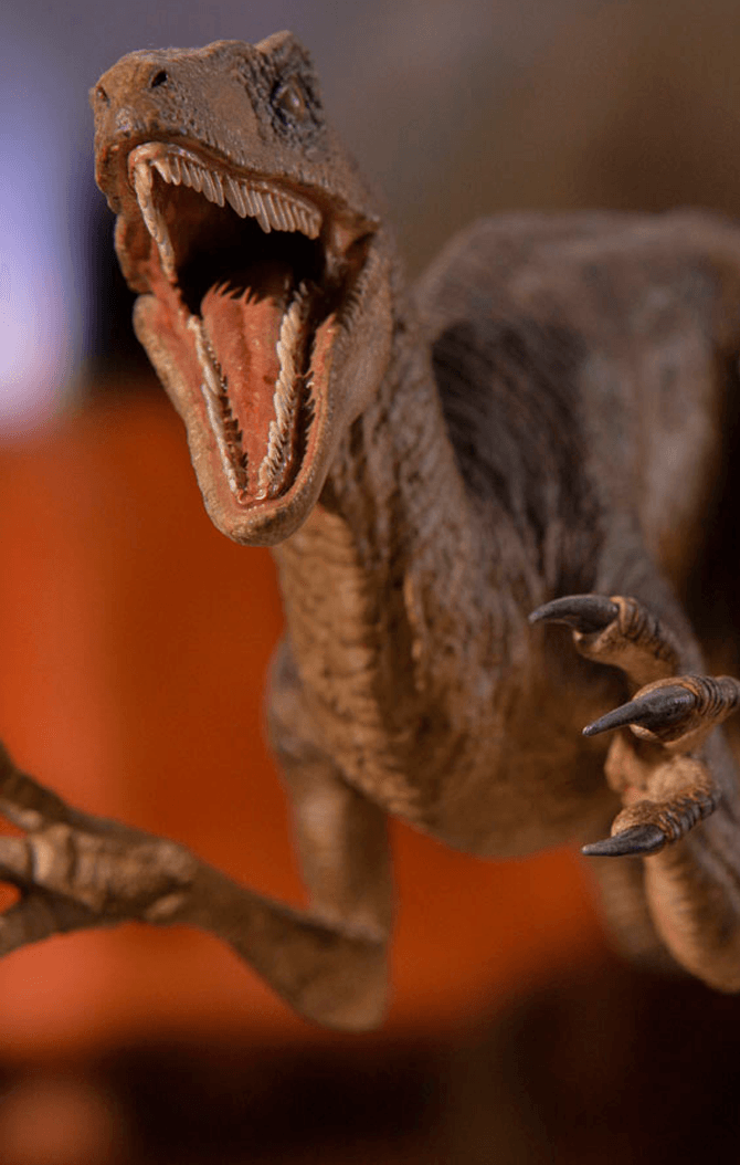 Statue Velociraptor Attack - Jurassic Park - Art Scale 1/10 - Iron Studios