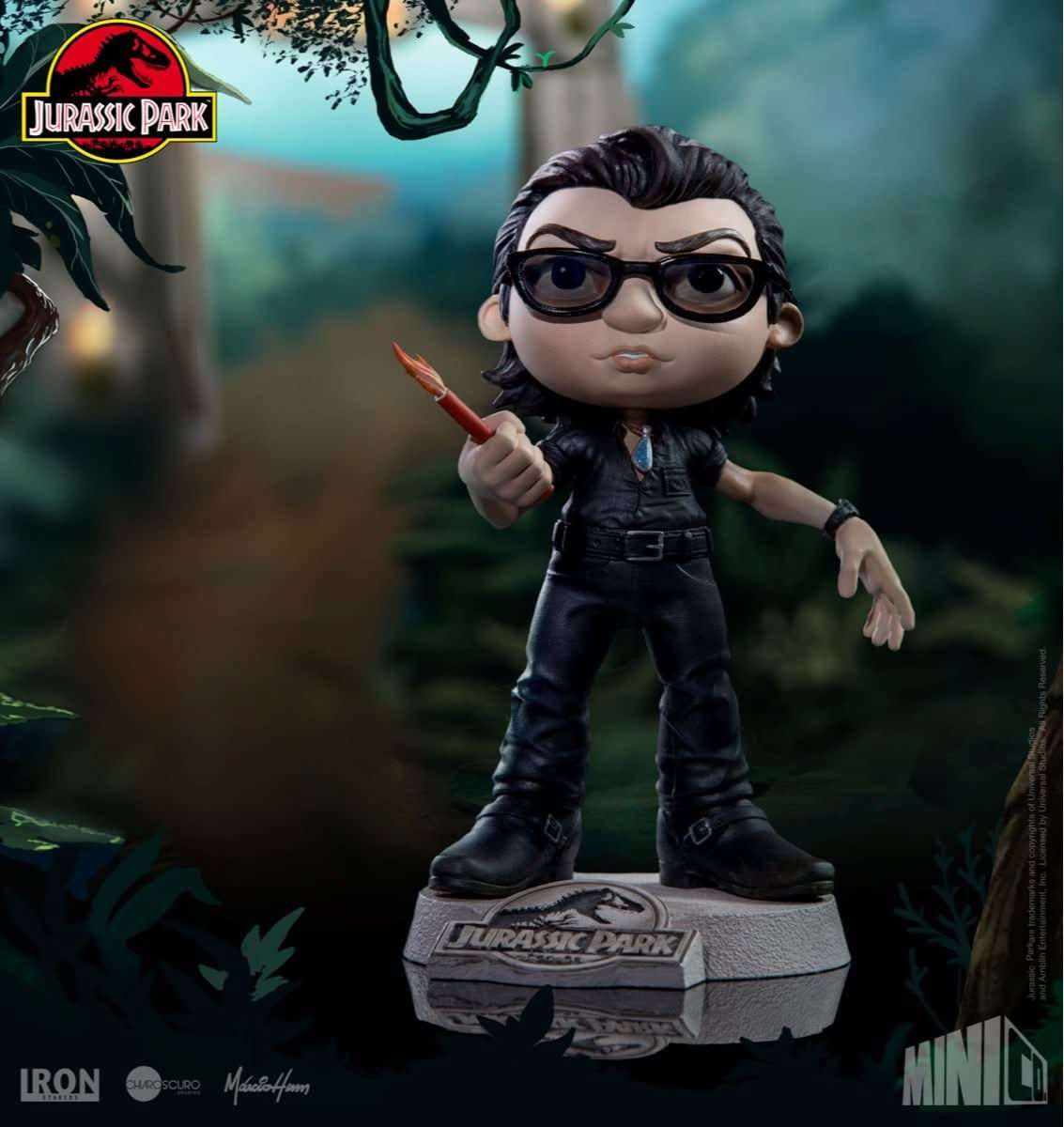 Statue Ian Malcolm - Jurassic Park - MiniCo - Iron Studios