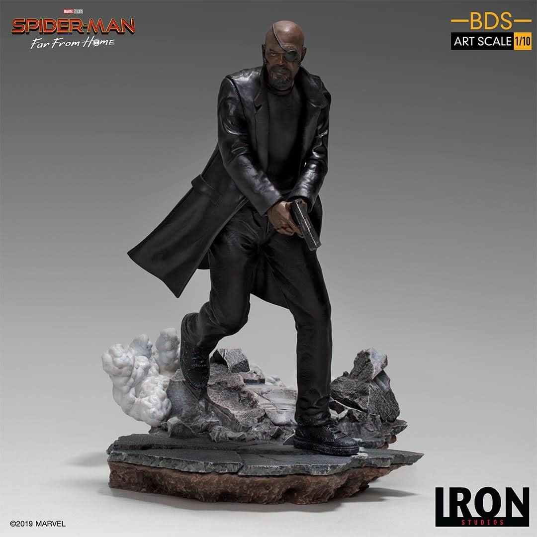 Statue Nick Fury - Spider - Man: Far From Home - Art Scale 1/10 - Iron Studios