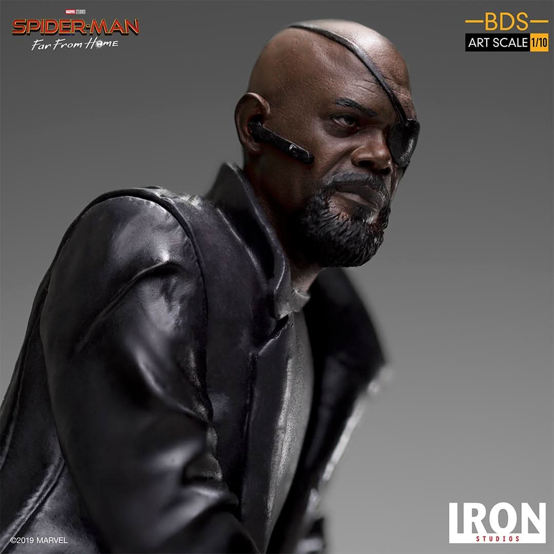 Statue Nick Fury - Spider - Man: Far From Home - Art Scale 1/10 - Iron Studios