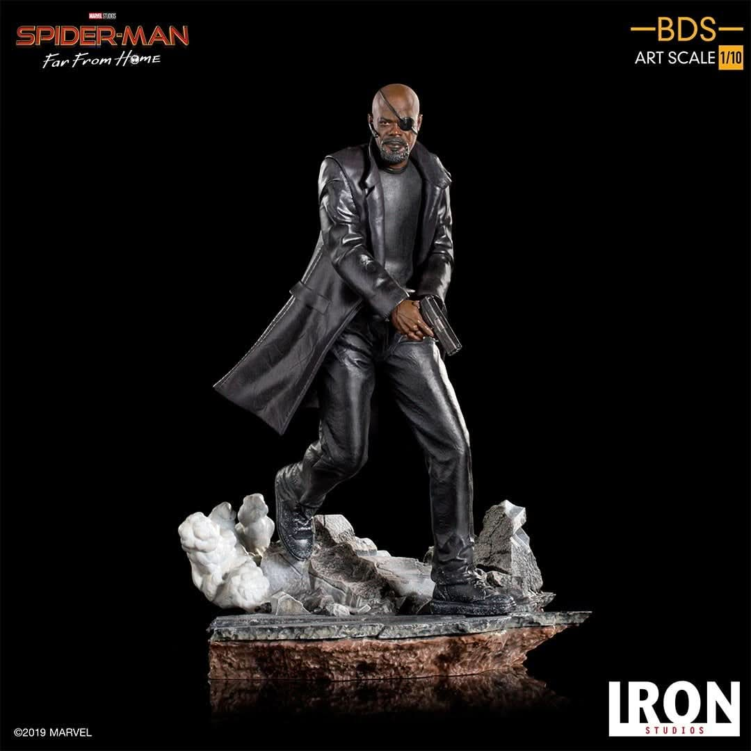 Statue Nick Fury - Spider - Man: Far From Home - Art Scale 1/10 - Iron Studios