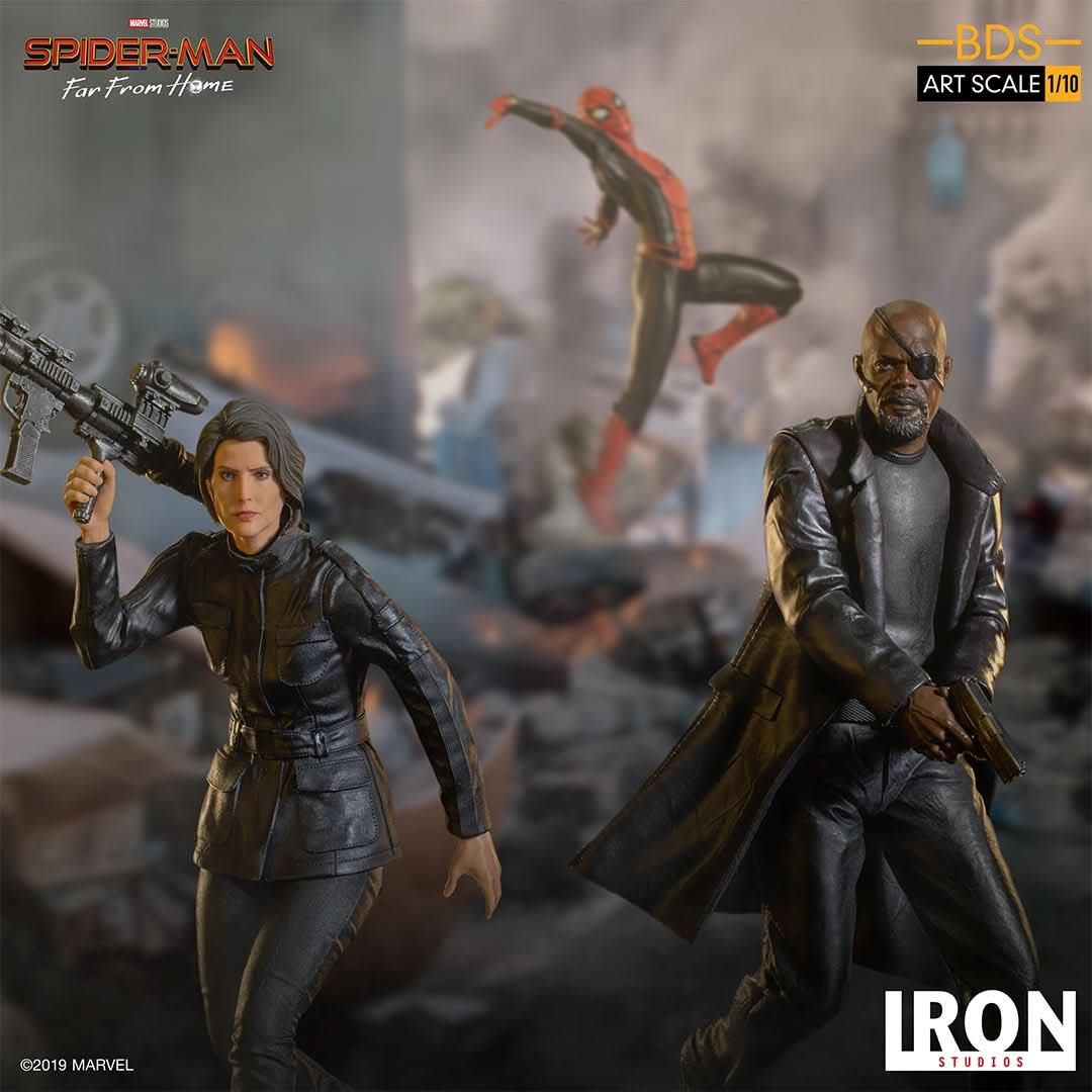 Statue Nick Fury - Spider - Man: Far From Home - Art Scale 1/10 - Iron Studios