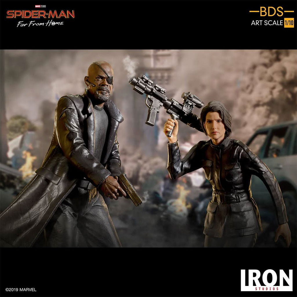 Statue Nick Fury Spider Man Far From Home Art Scale 1 10 Iron S statue-nick-fury-spider-man-far-from-home-art-scale-1-10-iron-s