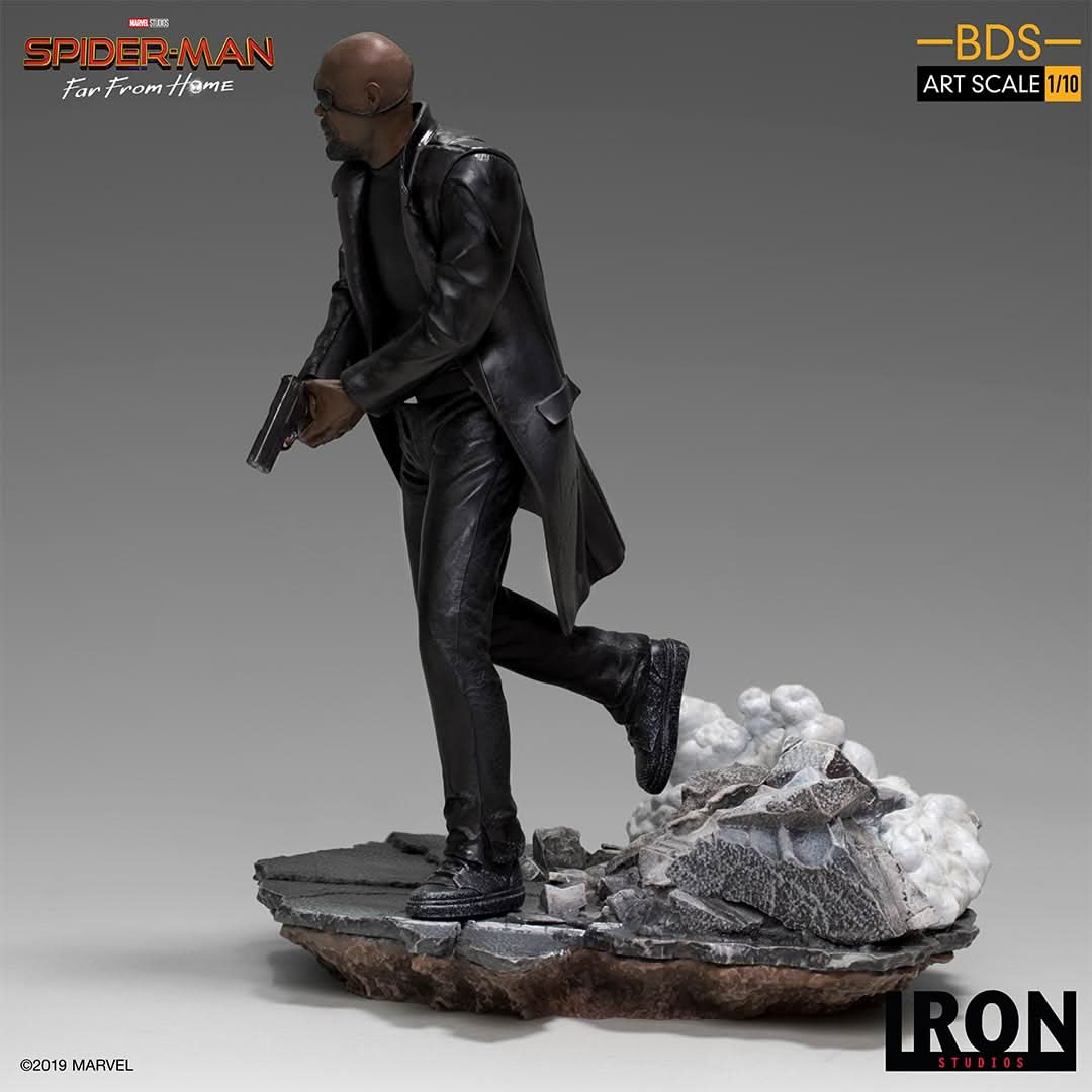 Statue Nick Fury - Spider - Man: Far From Home - Art Scale 1/10 - Iron Studios