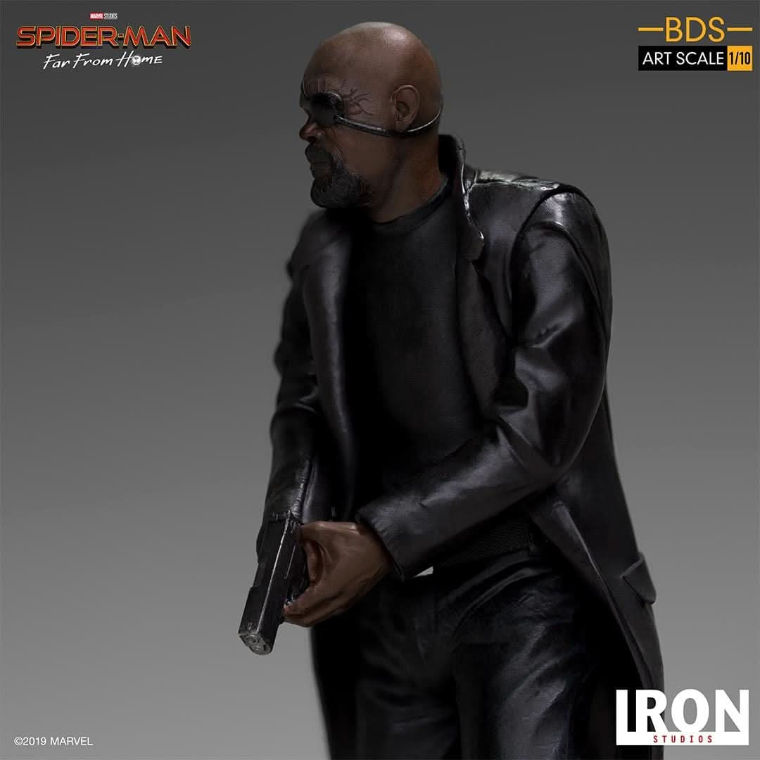 Statue Nick Fury - Spider - Man: Far From Home - Art Scale 1/10 - Iron Studios