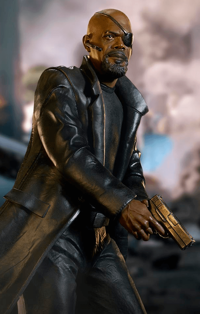 Statue Nick Fury - Spider - Man: Far From Home - Art Scale 1/10 - Iron Studios