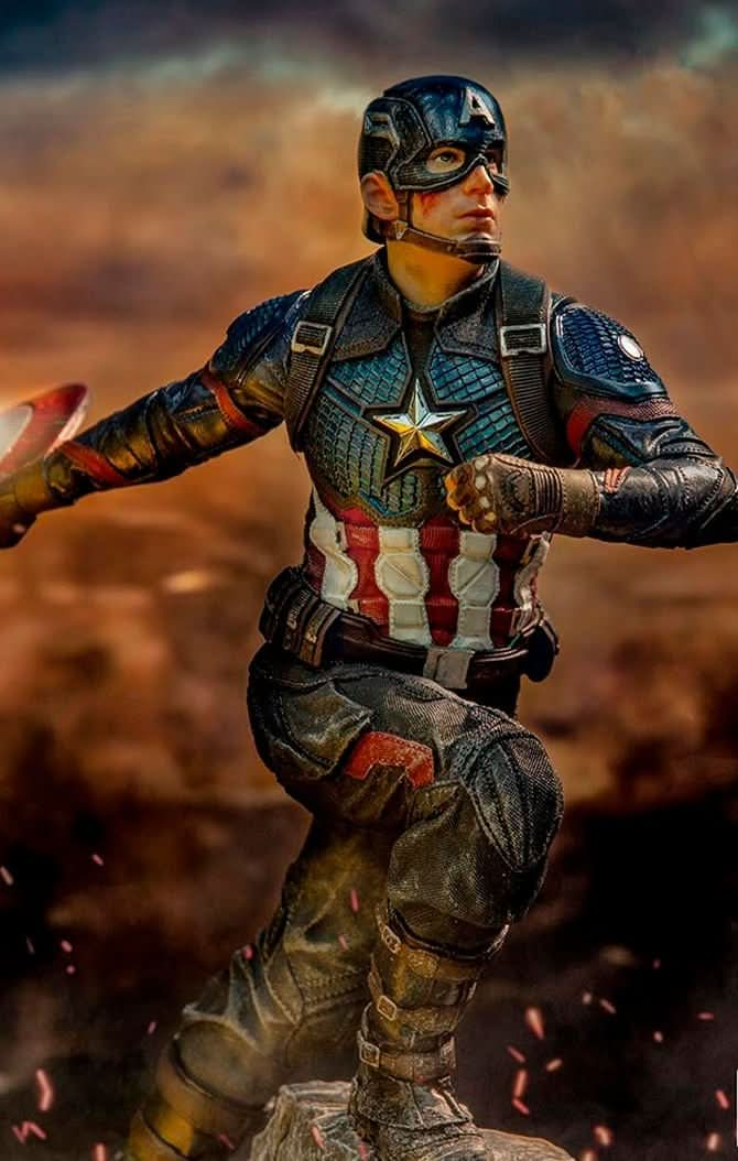 Statue Captain America Deluxe - Avengers: End Game - Art Scale 1/10 - Iron Studios