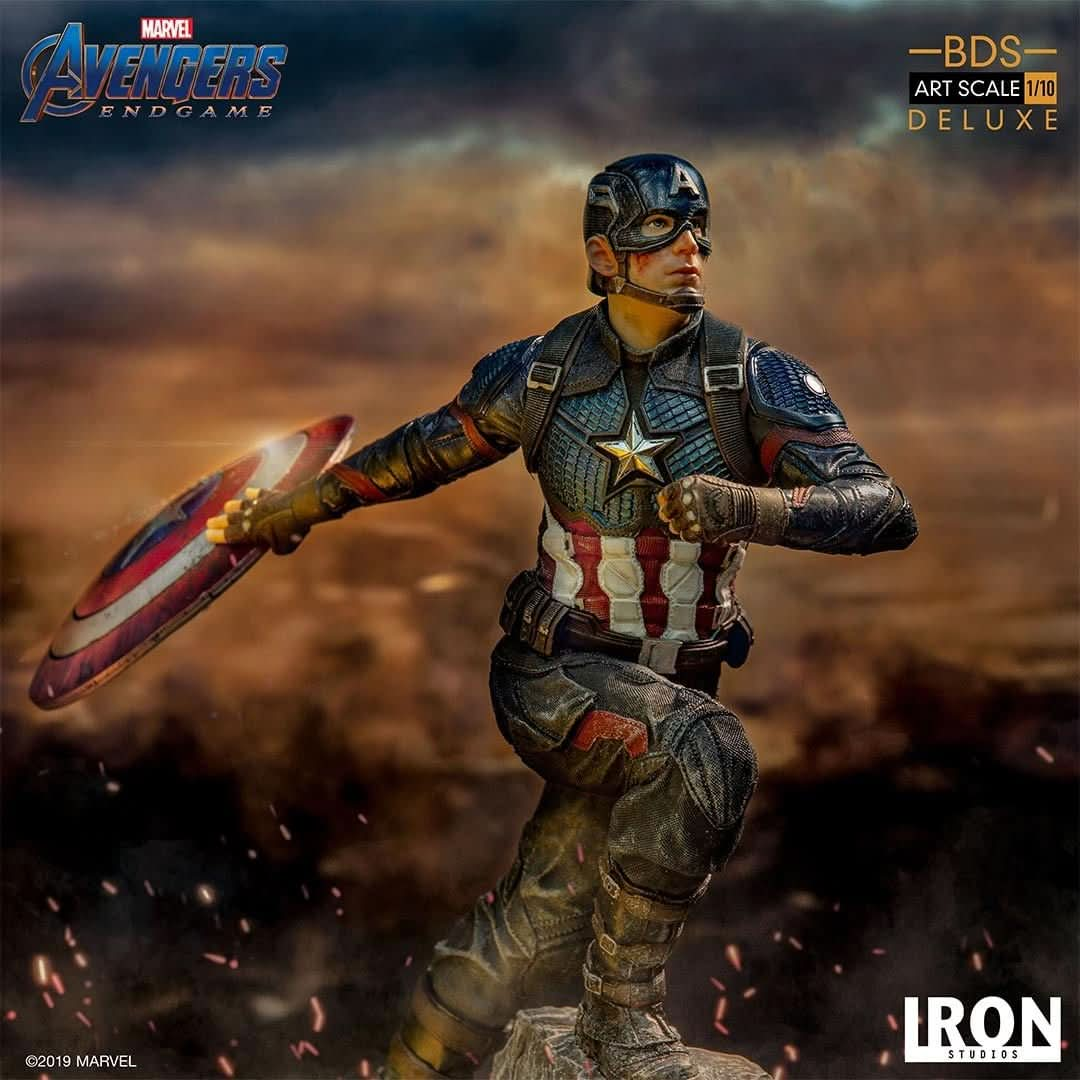 Statue Captain America Deluxe - Avengers: End Game - Art Scale 1/10 - Iron Studios