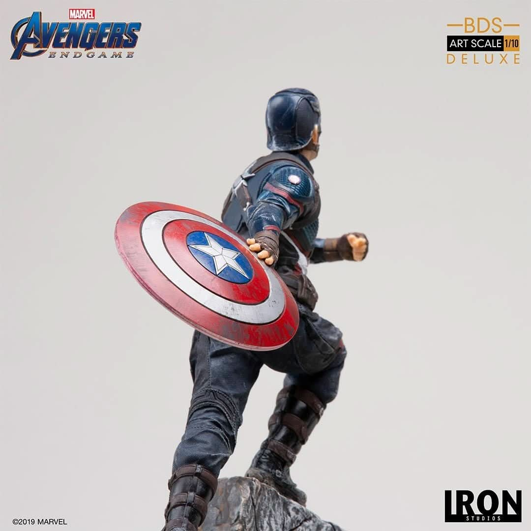 Statue Captain America Deluxe - Avengers: End Game - Art Scale 1/10 - Iron Studios