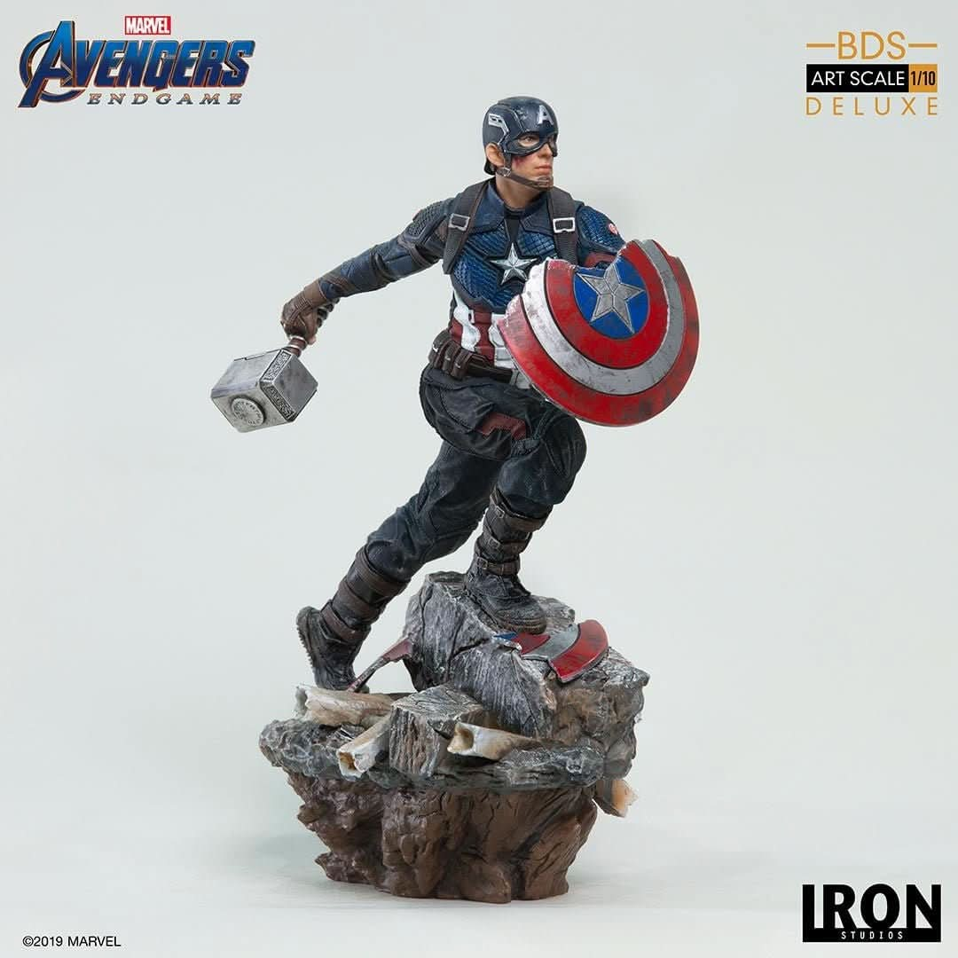 Statue Captain America Deluxe - Avengers: End Game - Art Scale 1/10 - Iron Studios