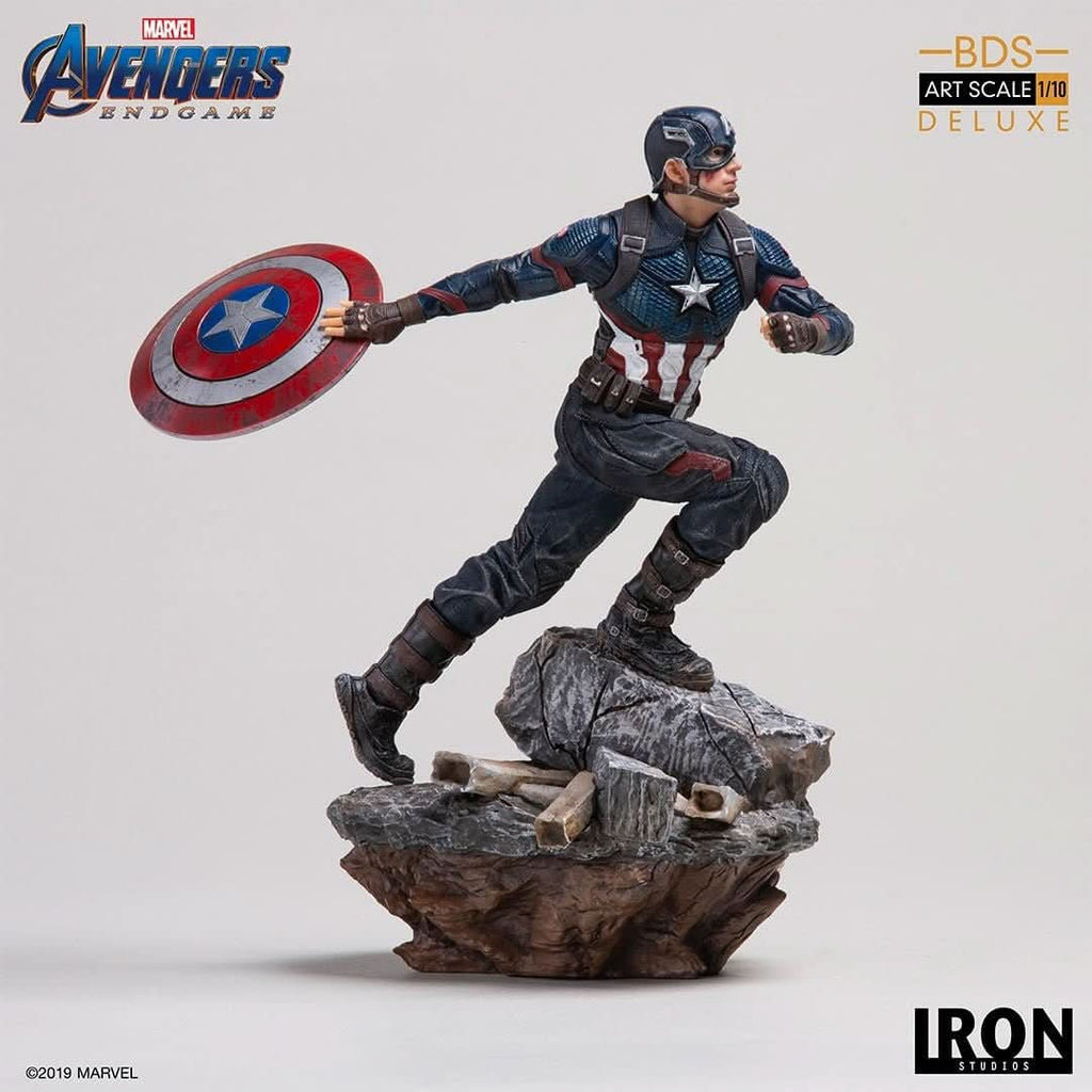 アメコミ iron studios captain america 1/10 Statue Captain America Deluxe - Avengers: End Game - Art Scale 1