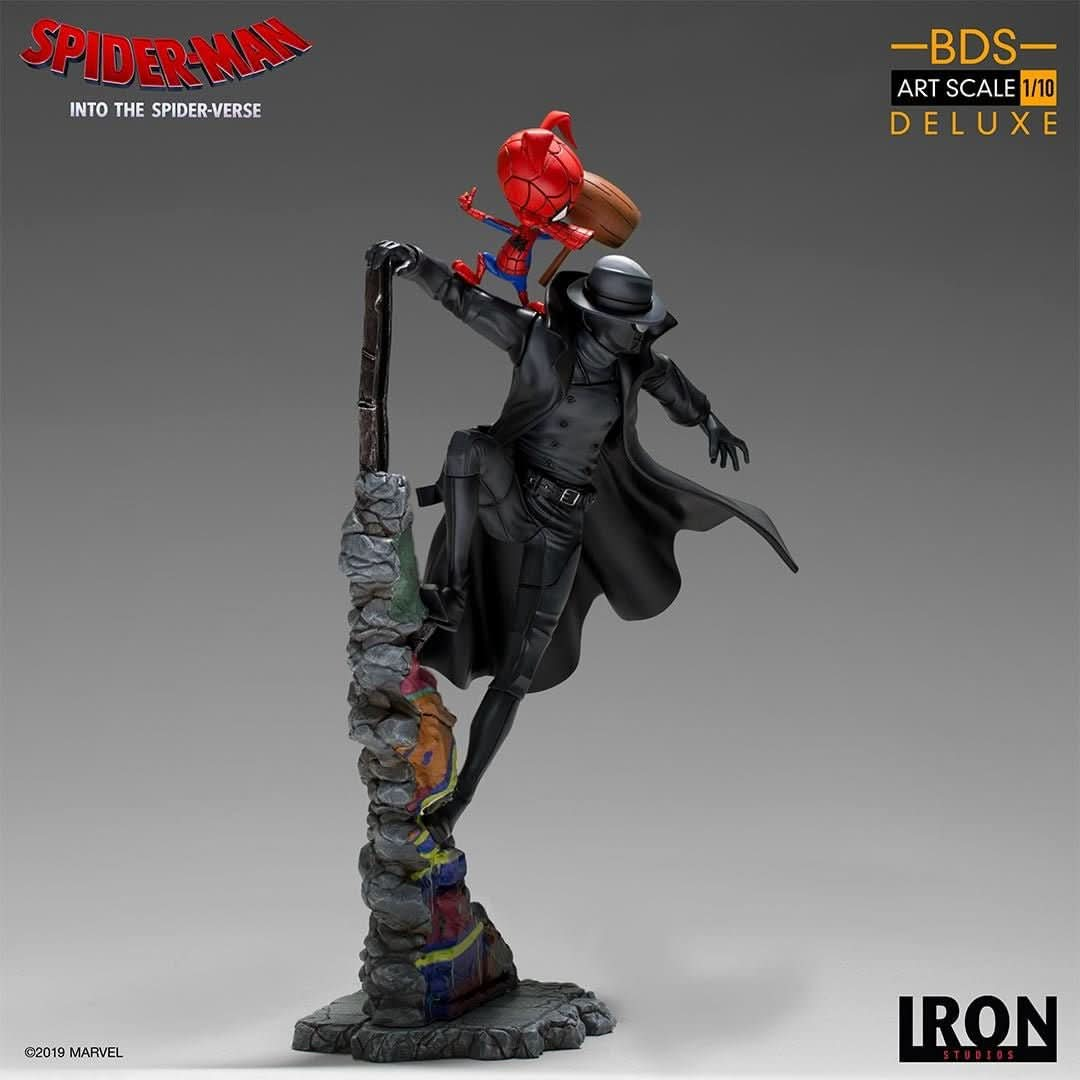 Statue Spider Noir and Spider Ham - Spiderman: Into the Spiderverse - Art Scale 1/10 - Iron Studios