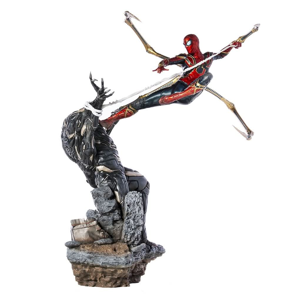 Statue Iron Spider Vs Outrider - Avengers: Endgame - Art Scale - Iron Studios