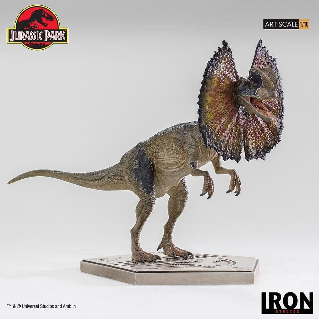 Statue Dilophosaurus - Jurassic Park - Art Scale 1/10 - Iron Studios