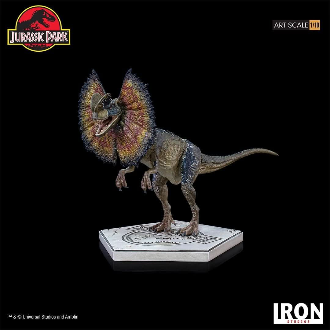 Statue Dilophosaurus - Jurassic Park - Art Scale 1/10 - Iron Studios