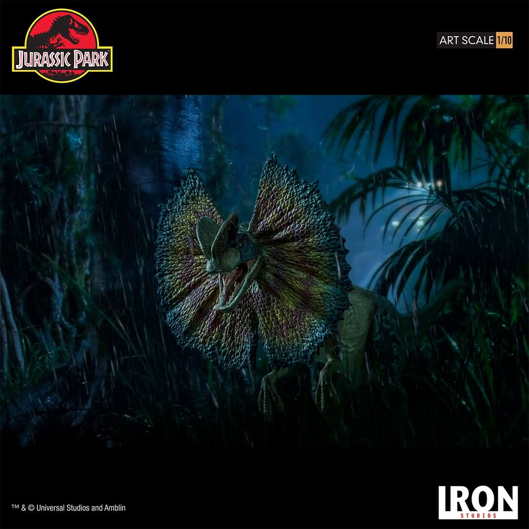 Statue Dilophosaurus - Jurassic Park - Art Scale 1/10 - Iron Studios