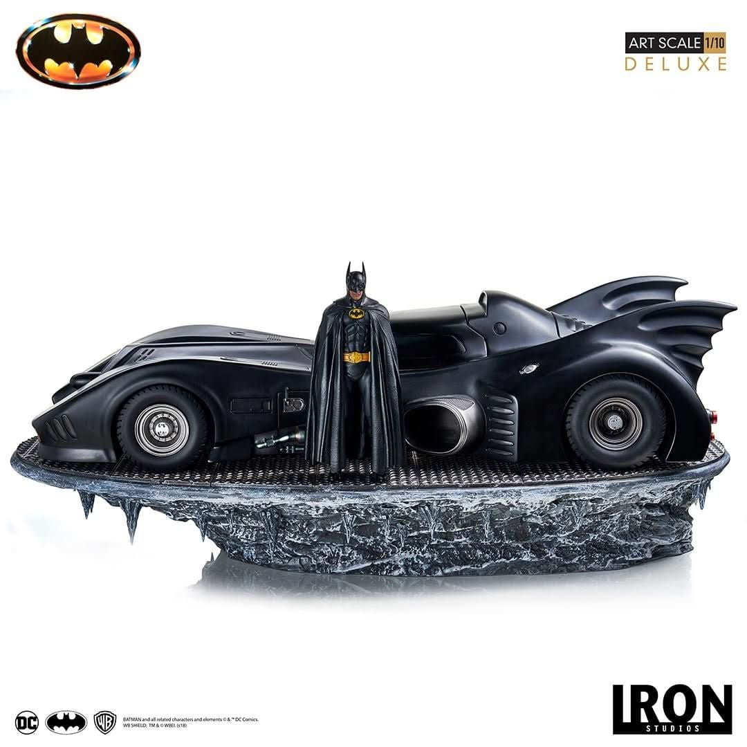 Statue Batman & Batmobile (Deluxe) - Batman 1989 - Art Scale - Iron Studios