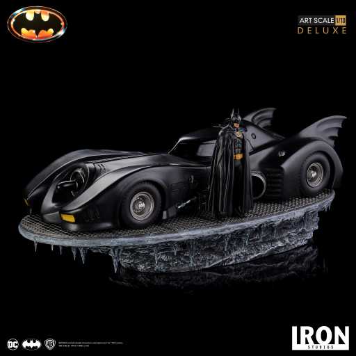 Statue Batman & Batmobile (Deluxe) - Batman 1989 - Art Scale - Iron Studios