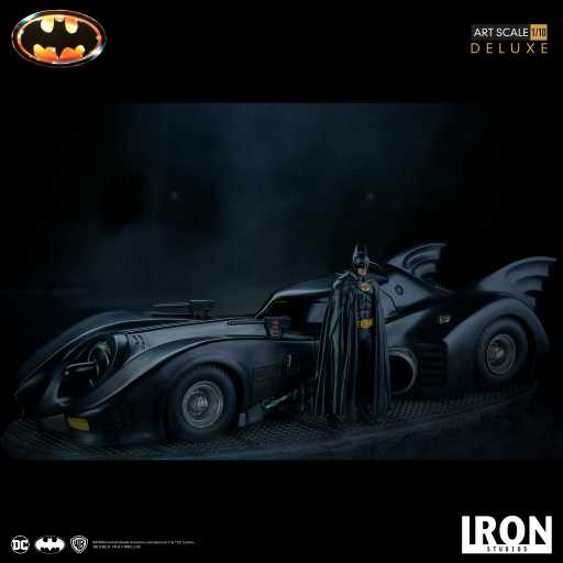 Statue Batman & Batmobile (Deluxe) - Batman 1989 - Art Scale - Iron Studios