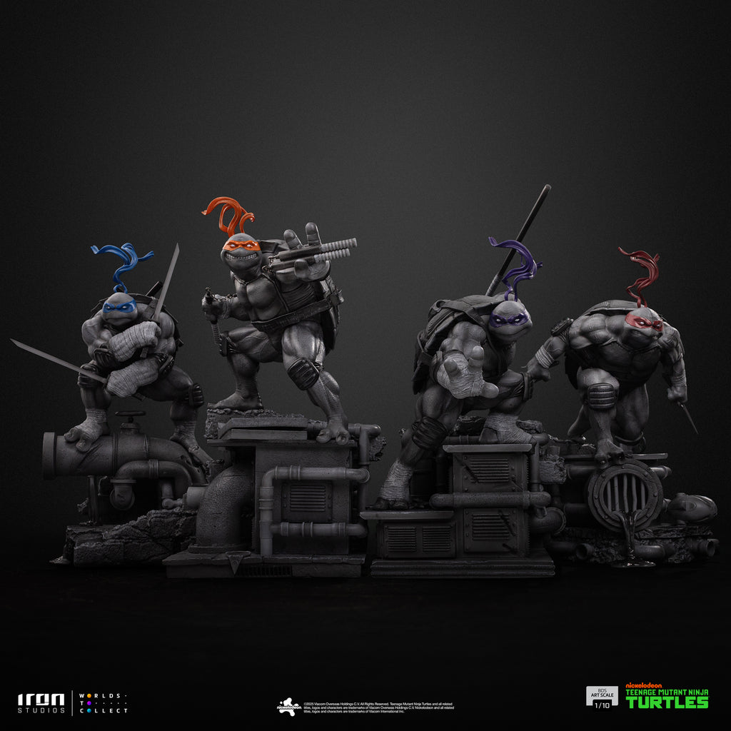 Pre-Order - Raphael (Black and White Variant) - Teenage Mutant Ninja Turtles - BDS Art Scale 1/10 - Iron Studios