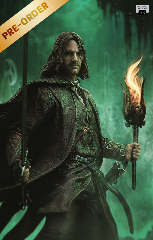 Pre-Order -  Statue Aragorn Unleashed - The Lord of the Rings - Art Scale 1/10 - Iron Studios