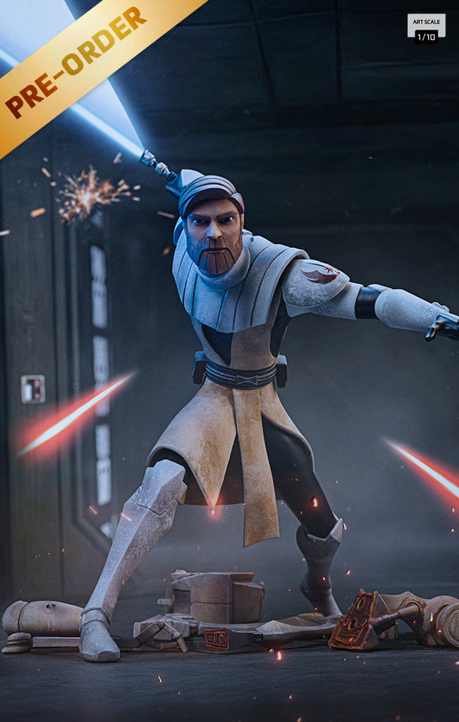 Pre-Order -  Statue Obi-Wan Kenobi – Star Wars: Clone Wars - Art Scale 1/10 - Iron Studios