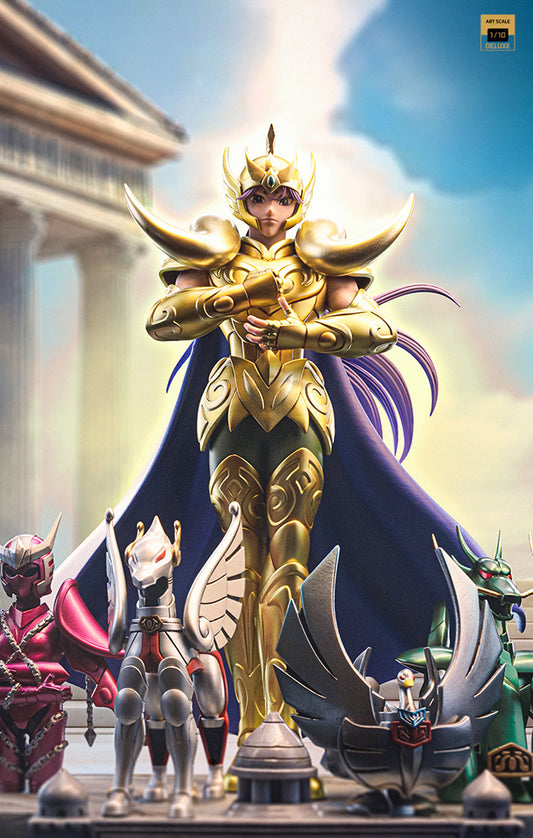 Pre-Order -Statue Aries Mu - Saint Seiya - Deluxe Art Scale 1/10 - Iron Studios