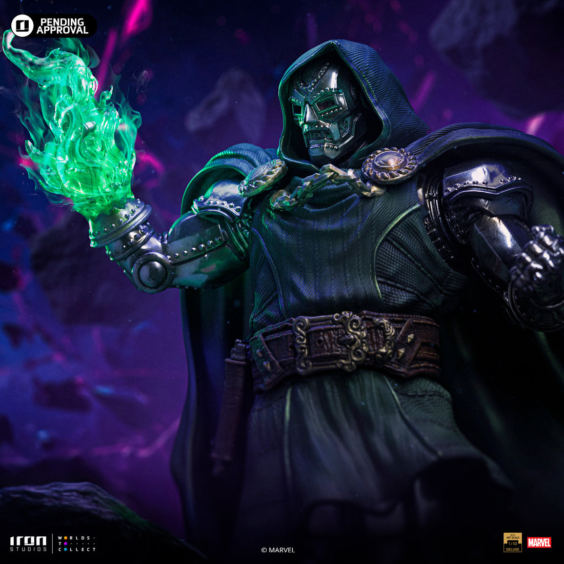 Digital Pre-Order-Doctor Doom Deluxe - Infinity Gauntlet Diorama - BDS Art Scale 1/10 - Iron Studios