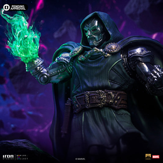 Pre-Order- Statue Doctor Doom Deluxe - Infinity Gauntlet Diorama - BDS Art Scale 1/10 - Iron Studios