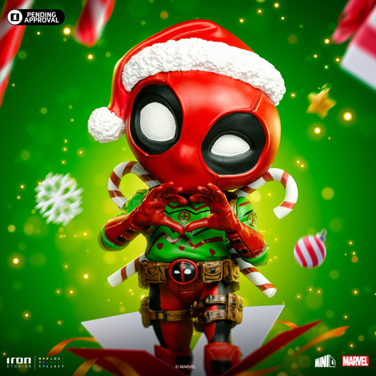 Statue Deadpool (Holidays Version) - Marvel Comics - Minico - Iron Studios