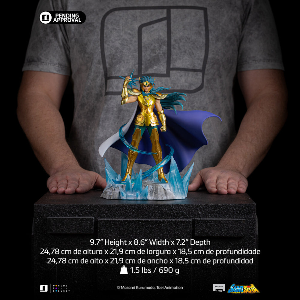 Pre-Order -  Statue Aquarius Camus - Saint Seiya - Art Scale 1/10 - Iron Studios