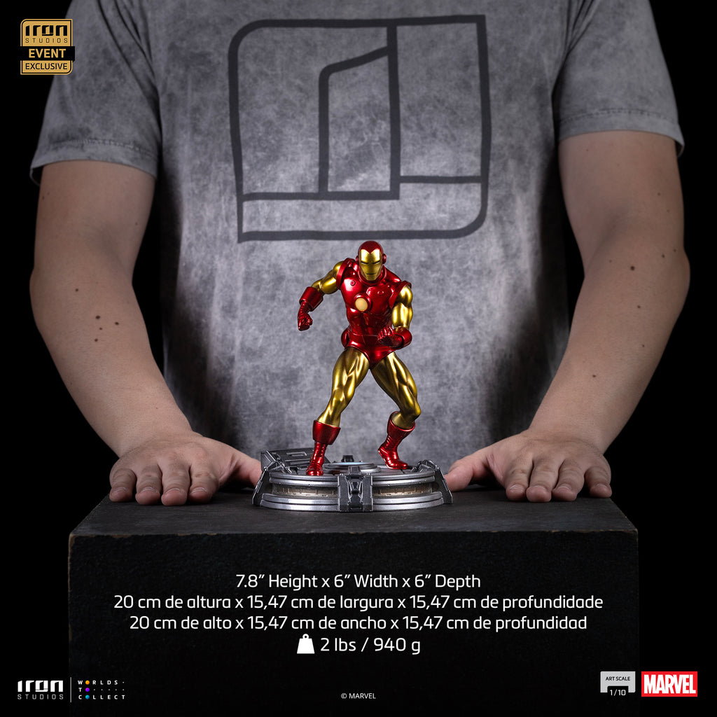 Iron Man (CCXP Event Exclusive 2025) - Marvel Comics - Art Scale 1/10 - Iron Studios