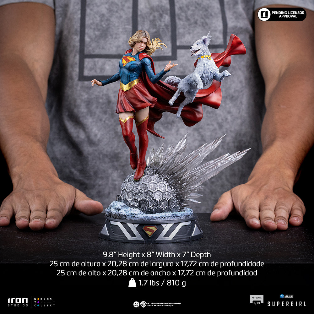 Pre-Order - Supergirl & Krypto - Supergirl Movie - Art Scale 1/10