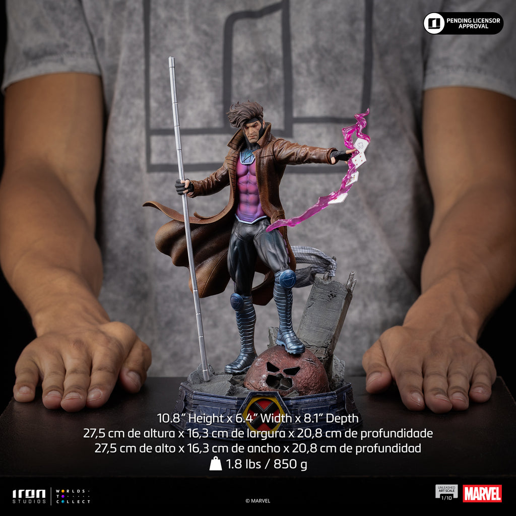 Pre-Order - Statue Gambit Unleashed - X-Men - Art Scale 1/10 - Iron Studios