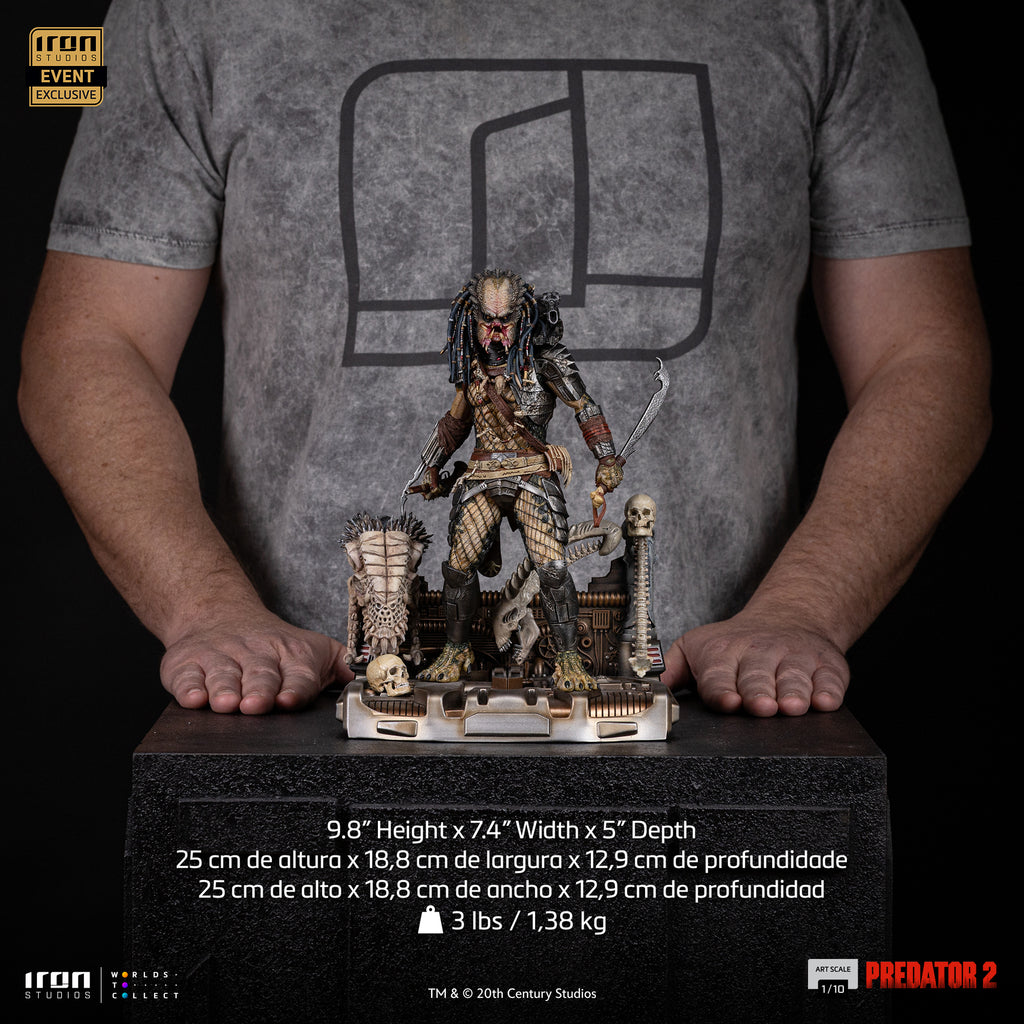 Statue Elder Predator (CCXP Event Exclusive 2025) - Predator 2 - Art Scale 1/10 - Iron Studios