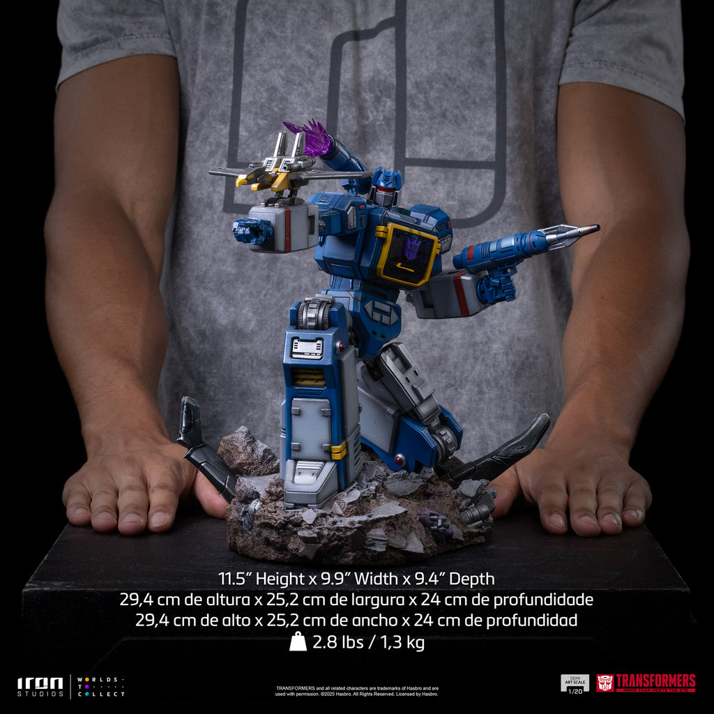 Pre-Order - Statue Soundwave - Transformers - Demi Art Scale 1/20 - Iron Studios