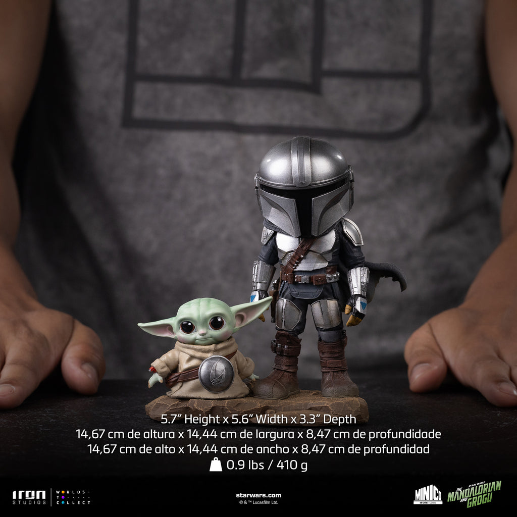 Pre-Order - Statue Mandalorian and Grogu - The Mandalorian - MiniCo - Iron Studios