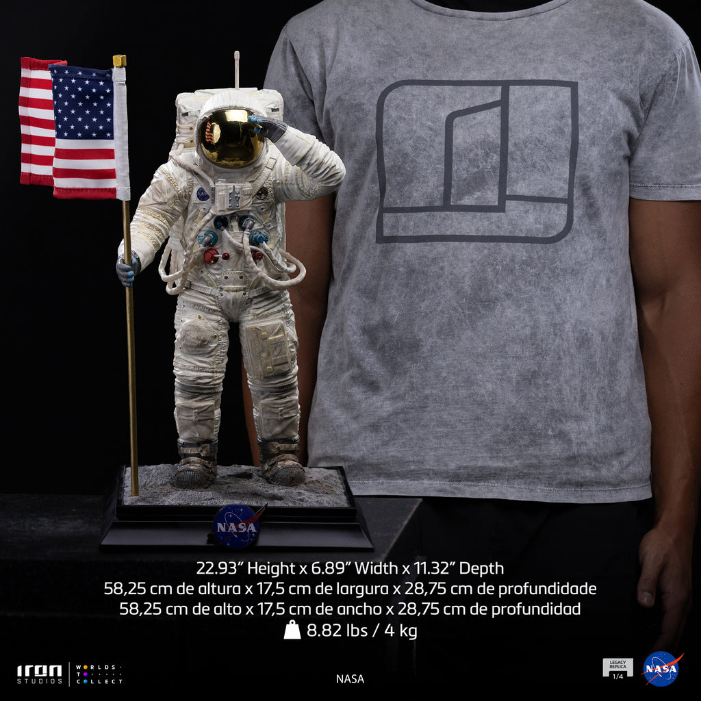Pre-Order - Statue Apollo 11 Astronaut - Nasa - Legacy Replica 1/4 - Iron Studios