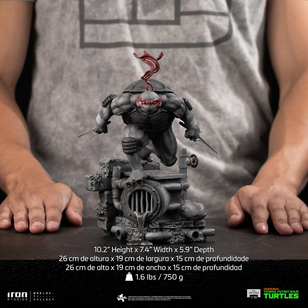 Pre-Order - Raphael (Black and White Variant) - Teenage Mutant Ninja Turtles - BDS Art Scale 1/10 - Iron Studios