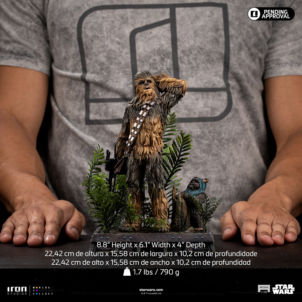 Pre-Order - Statue Chewbacca and Tokkat - Star Wars - Art Scale 1/10 - Iron Studios