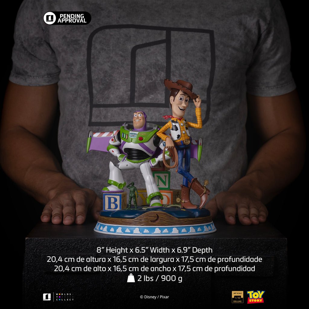 Statue Buzz & Woody - Toy Story - Deluxe Art Scale 1/10 - Iron Studios