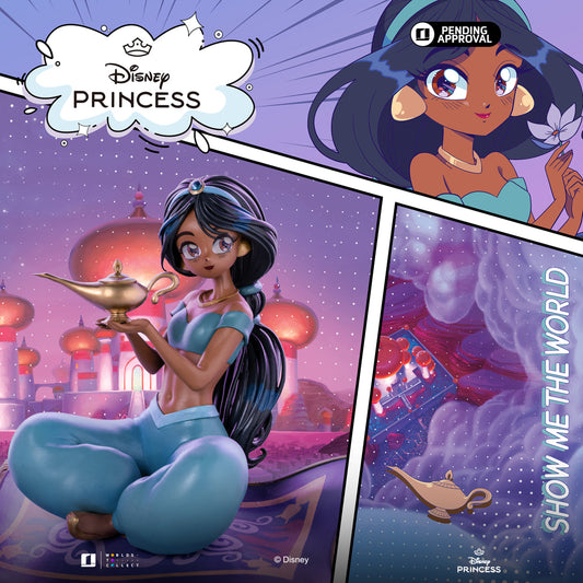 Pre-Order - Statue Jasmine - Disney's Princess Animated Icons - Iron Studios