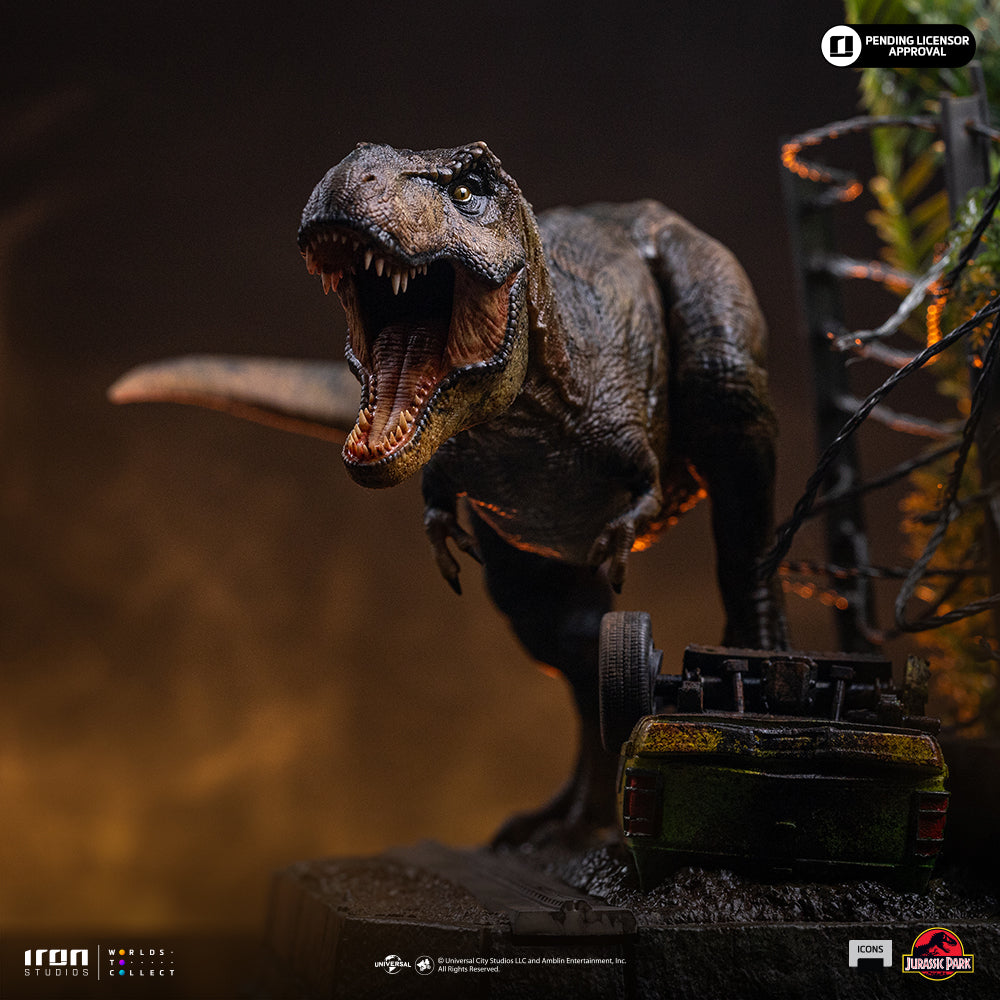 Pre-Order - T-Rex Breakout Set A - Jurassic Park - Icons - Iron Studios